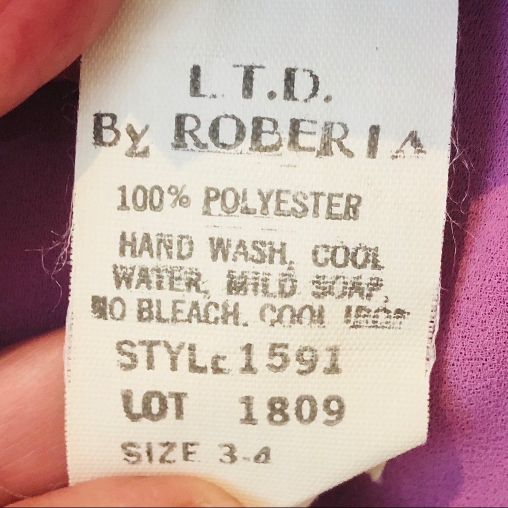 1983 Vintage Ruffled Formal Maxi Dress - Picture 6 of 9